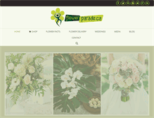 Tablet Screenshot of flowerparade.ca